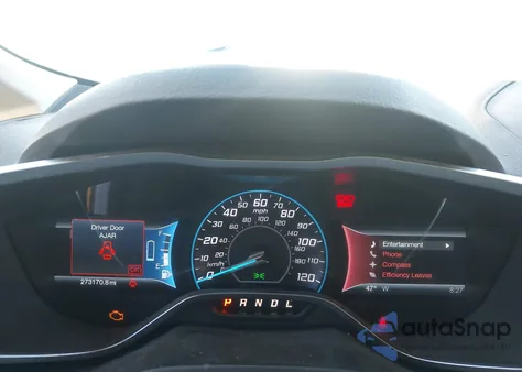 2014 Ford C-Max Hybrid Se from USA, damaged, VIN 1FADP5AU4EL521584